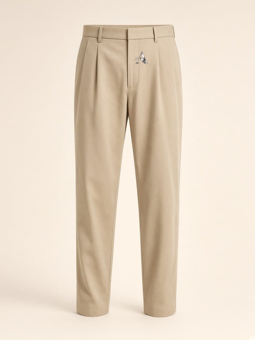 Relaxed Trouser in Sand